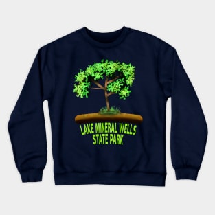 Lake Mineral Wells State Park Crewneck Sweatshirt